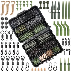 Kit aparejos carpa helicóptero con broches giratorios y mangas de goma