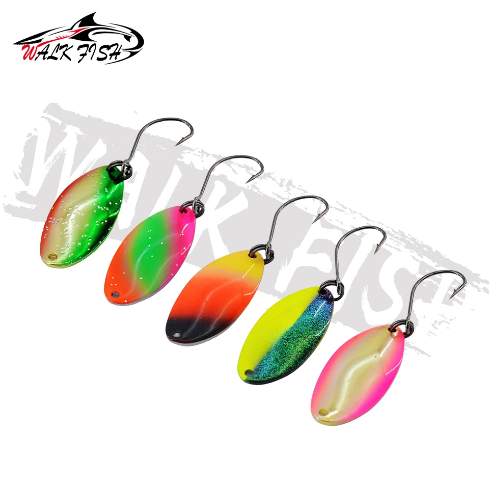 Señuelo de cuchara Walk Fish para trucha, metal duro - imagen 5