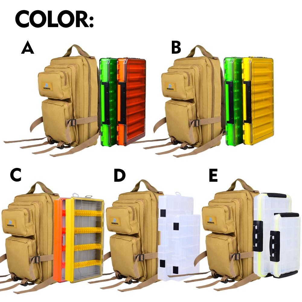 Proberos mochila de pesca ligera con gran bolsa para aparejos - imagen 5