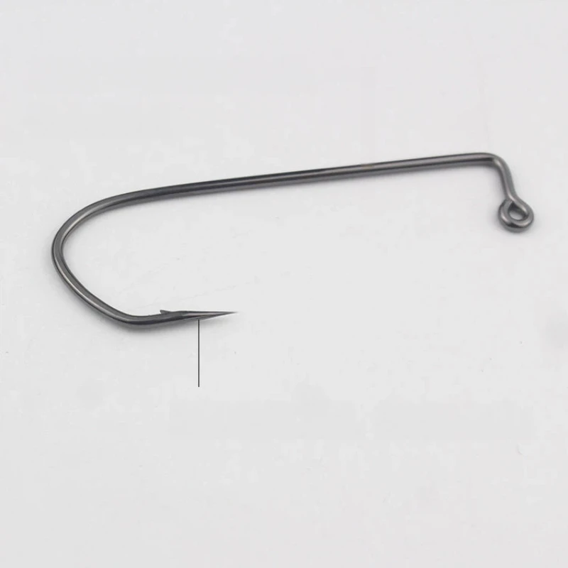 Anzuelos Jig Head extra largos con ranura triangular y vástago curvo - imagen 5