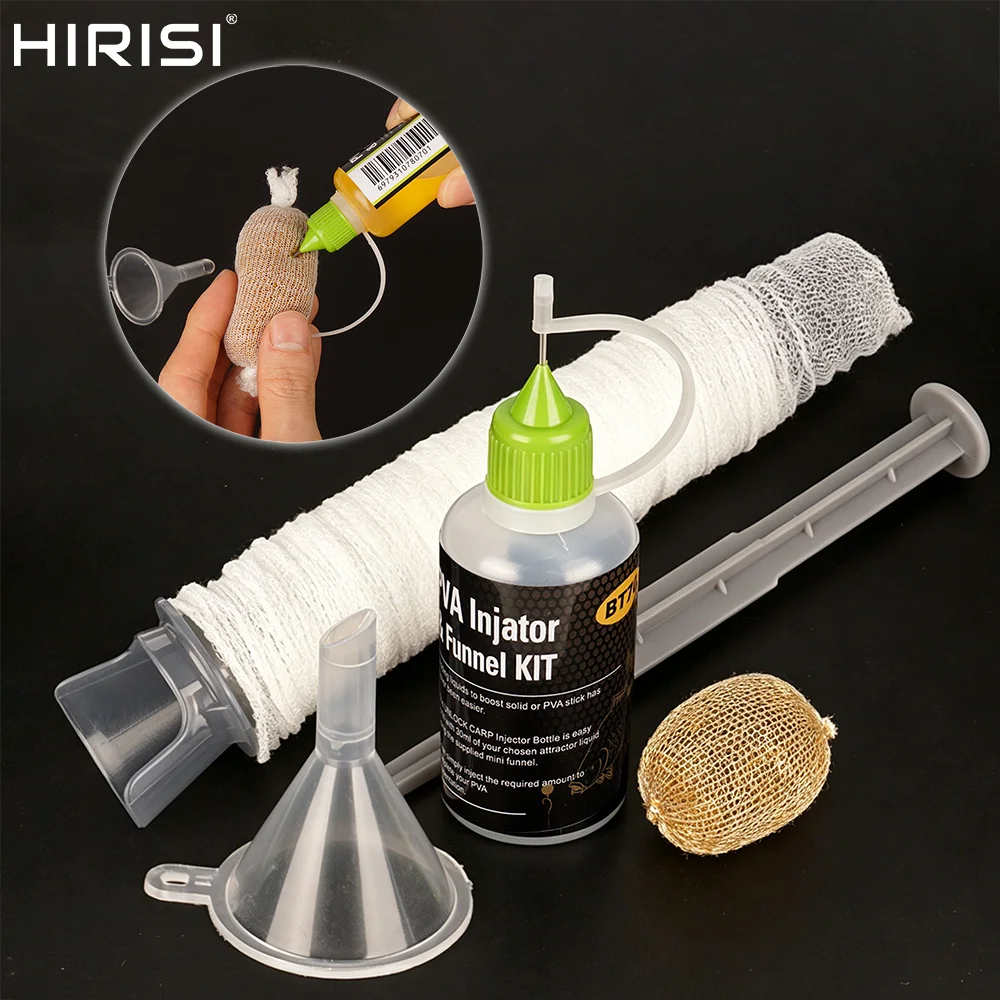 Kit completo con botella inyectora y embudo