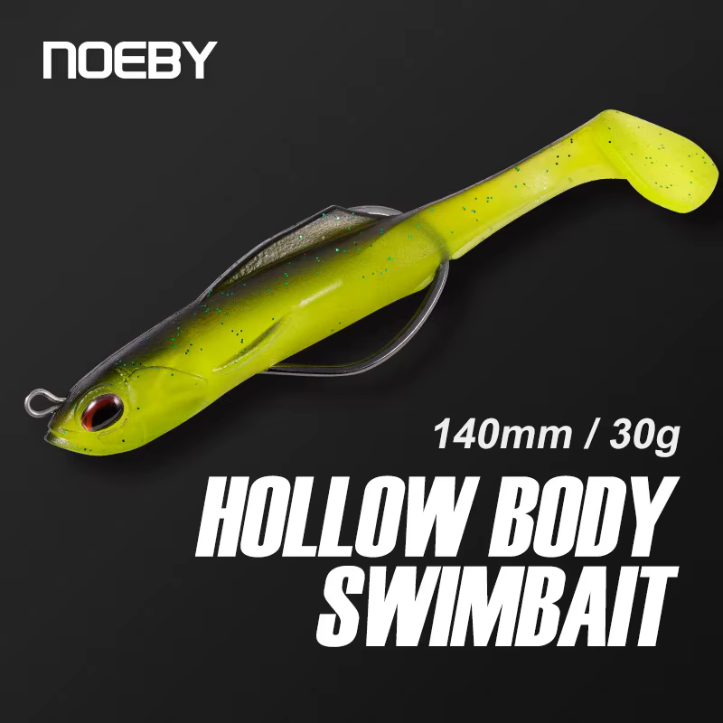 Noeby TPR Swimbait cebo suave hundimiento para perca y lucio - imagen 2