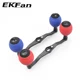 Manivela EKfan baitcasting fibra carbono doble perilla de goma