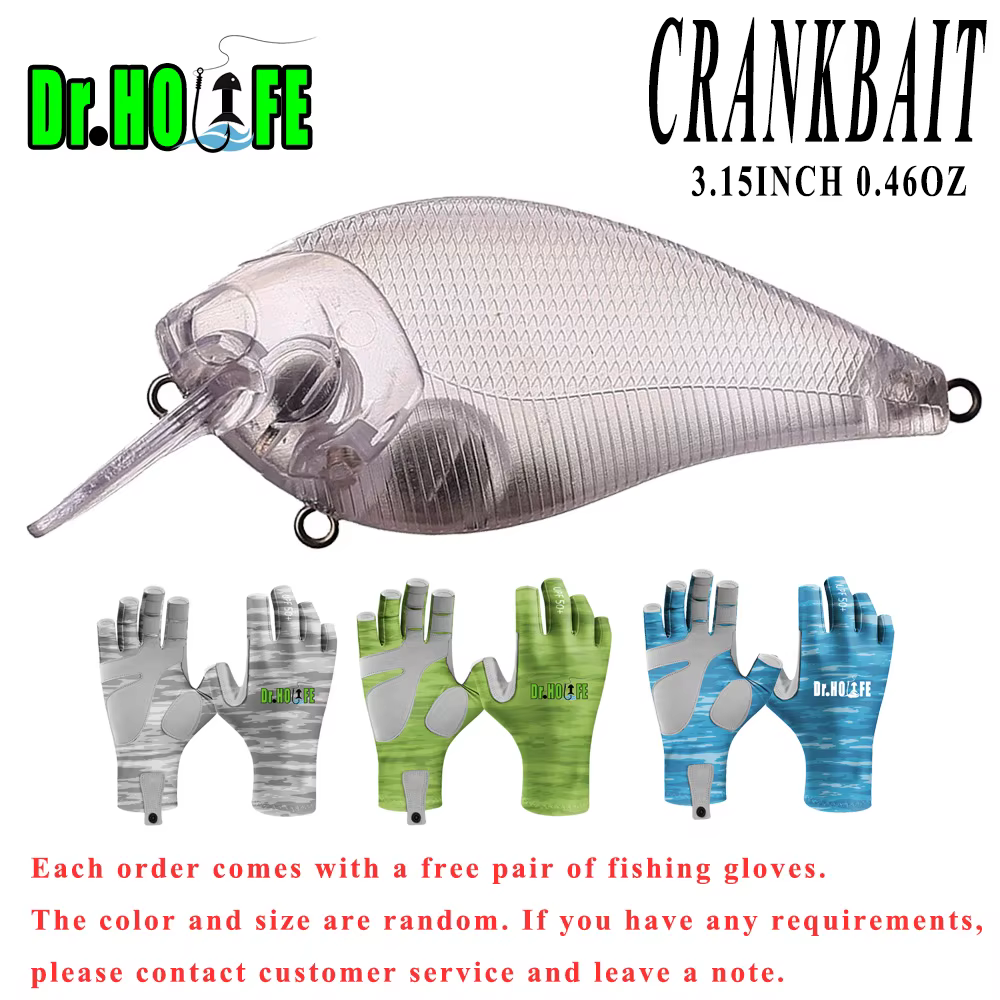 Crankbait flotante Dr. Holife para pesca de lubina - imagen 5