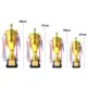Copa Trofeo Metal Dorada con Tapa y Corona de Premio - imagen 4
