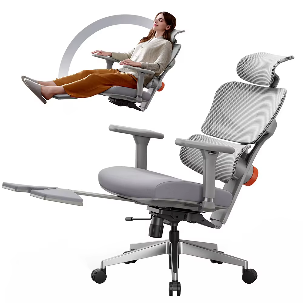Silla ergonómica NEWTRAL con soporte lumbar y reposapiés - imagen 4