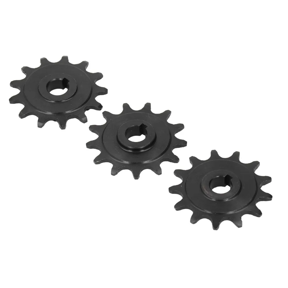 Engranaje piñón motor bicicleta eléctrica de acero negro - imagen 5