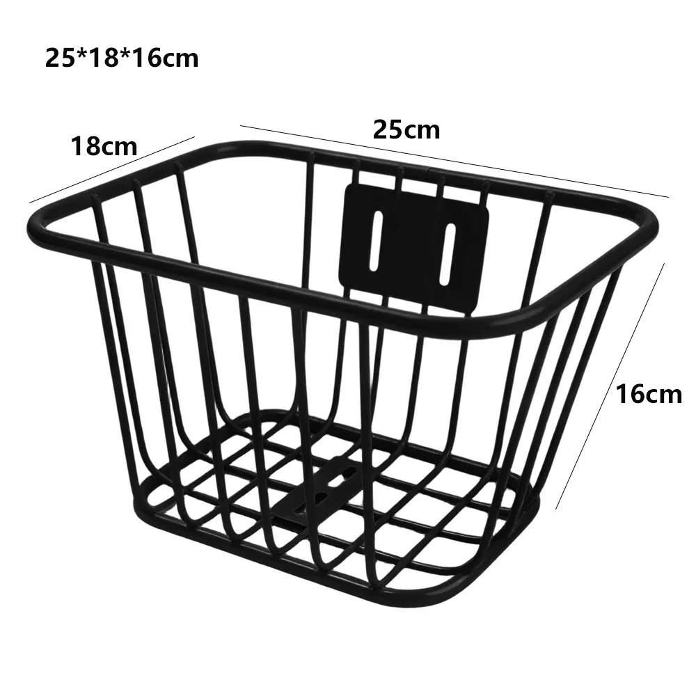 Cesta delantera fija de metal para bici de montaña – ajustable - imagen 4