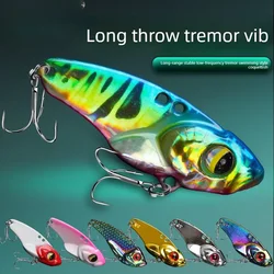 Señuelo VIB holográfico multicolor metálico con anzuelos triples