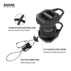 Booms RG4 Retractor de pesca con bloqueo – Accesorio retráctil