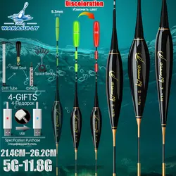Flotador Electrónico Pesca Nocturna Alta Sensibilidad – Verde Cola Corta
