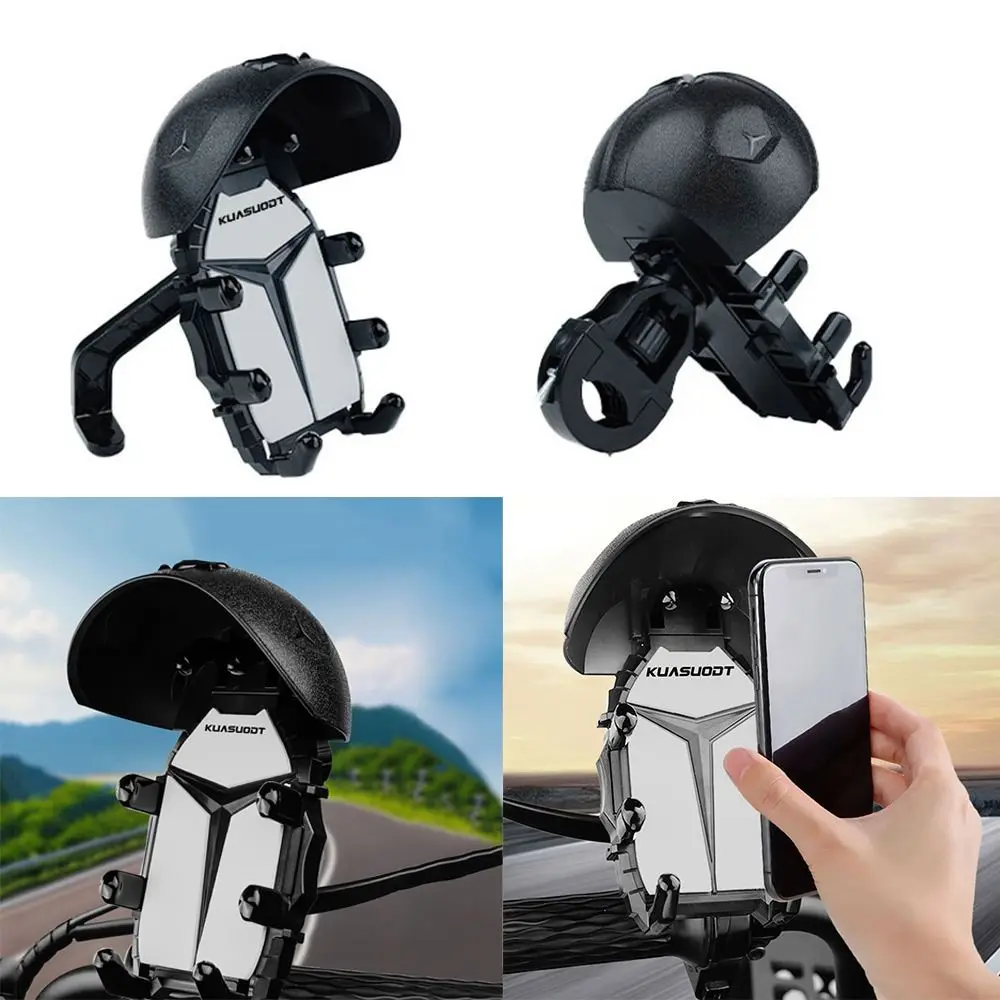 Soporte teléfono moto rotativo impermeable antivuelco