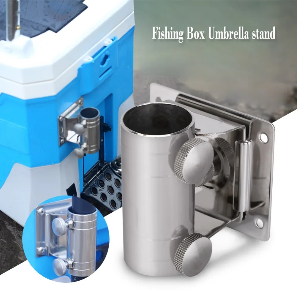 Soporte ajustable sombrilla pesca con base inoxidable desmontable - imagen 4