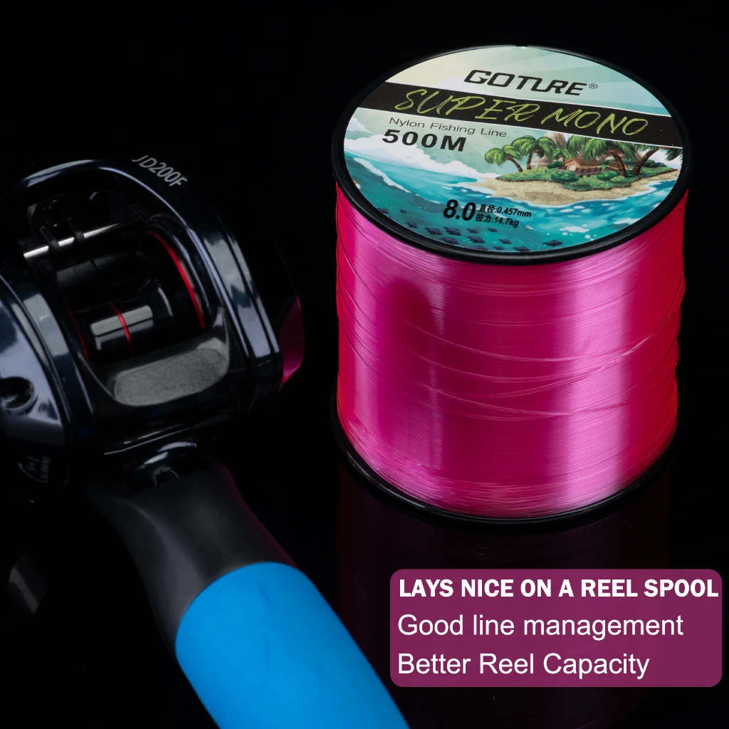 Línea monofilamento nailon Goture súper resistente