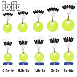 Flotador de silicona tipo bean para pesca