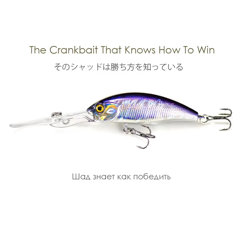 Countbass Shad Style Crankbait 57 mm - Señuelo duro flotante para bass - imagen 5