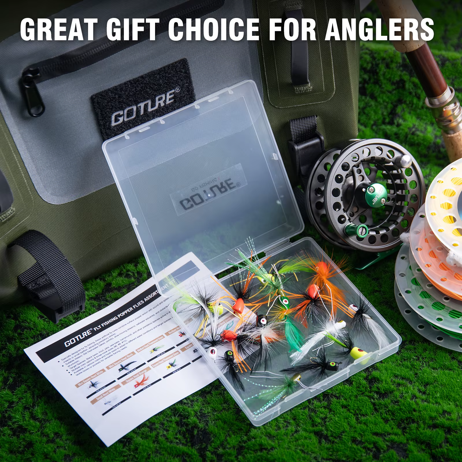 Señuelos Popper Goture – Topwater para Pesca con Mosca, Trucha y Lubina - imagen 5