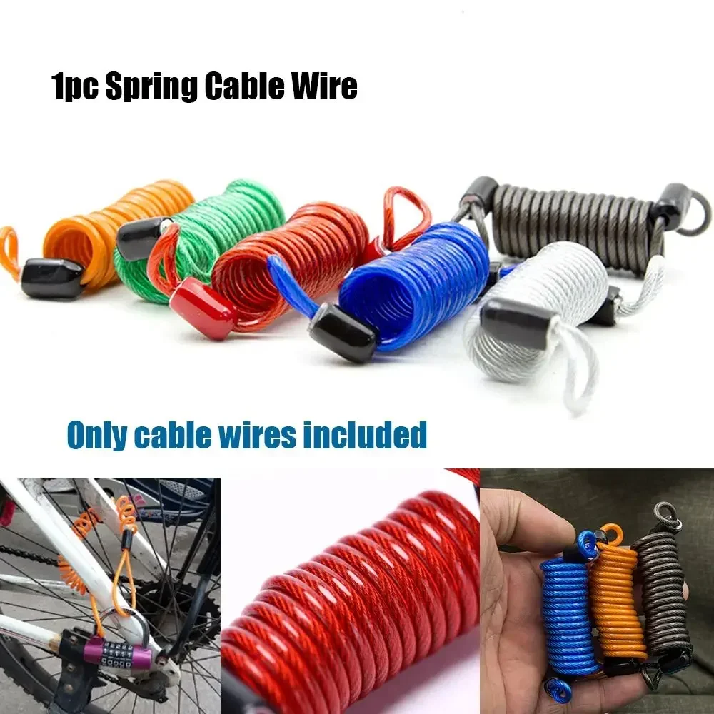 Cable Elástico Antirrobo con Alarma para Bicicleta y Motocicleta - imagen 5