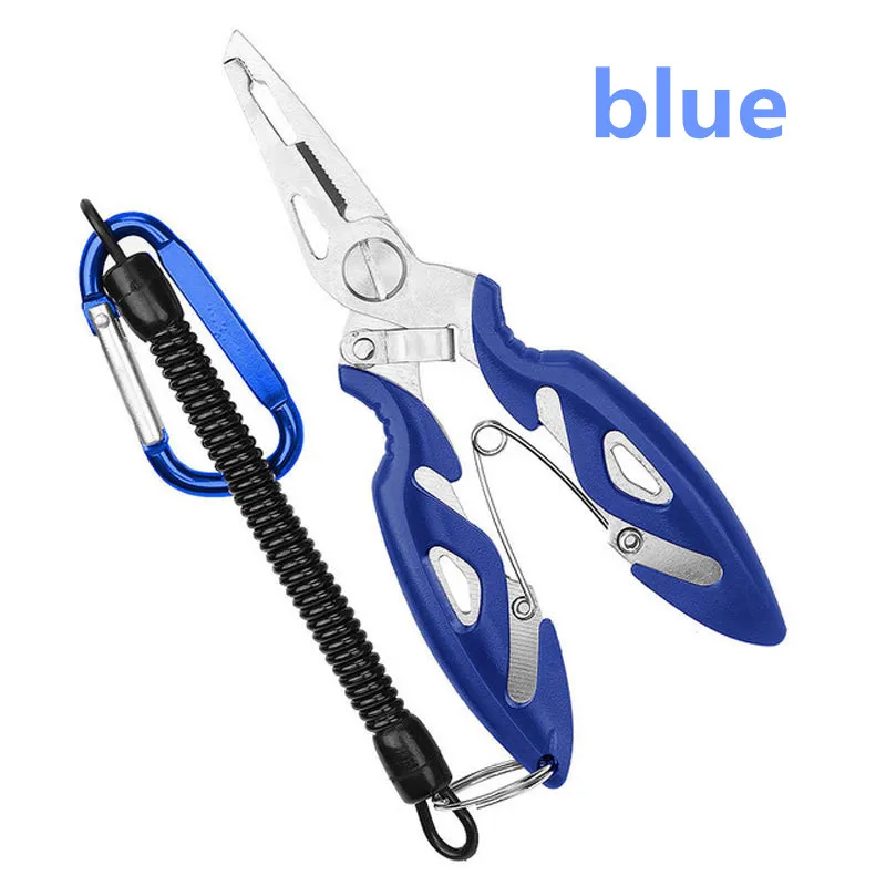 Alicates pesca multifunción - Cortador línea y extractor anzuelos negro - imagen 2