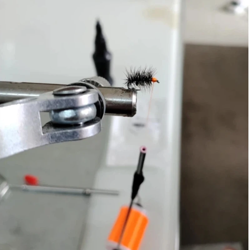 Anzuelos mosca de acero al carbono sin enganche y vástago curvo Minnow - imagen 5