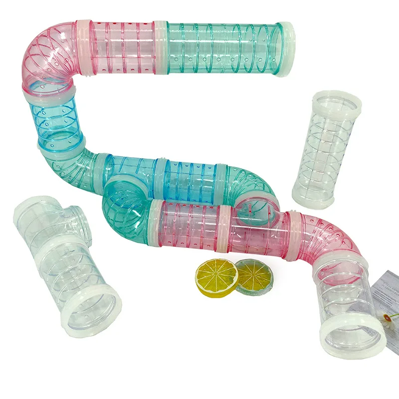 Tubo en U para acuario – Juego de túneles entrenamiento peces decorativo - imagen 5