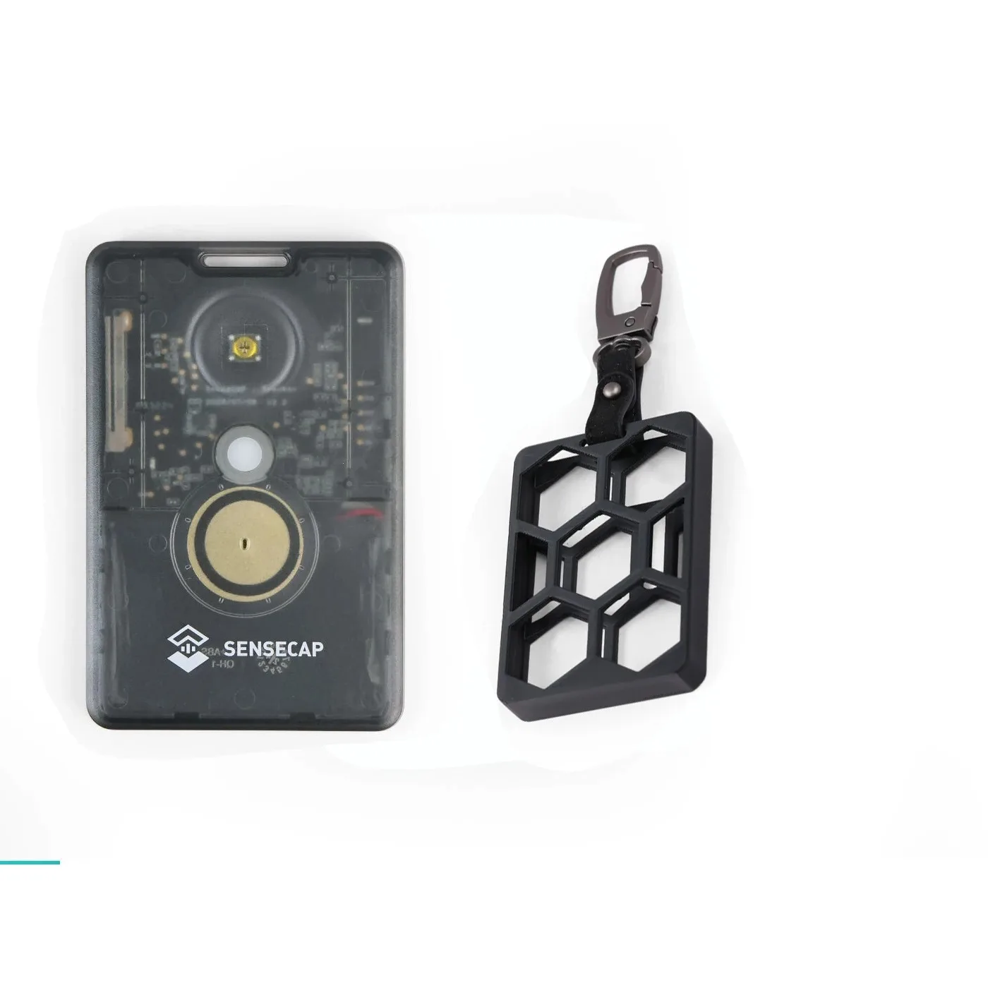SenseCAP T1000 localizador LoRa Meshtastic con funda y llavero - imagen 2