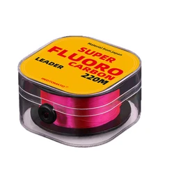Línea fluorocarbono japonés 220M – Líder fibra para mosca