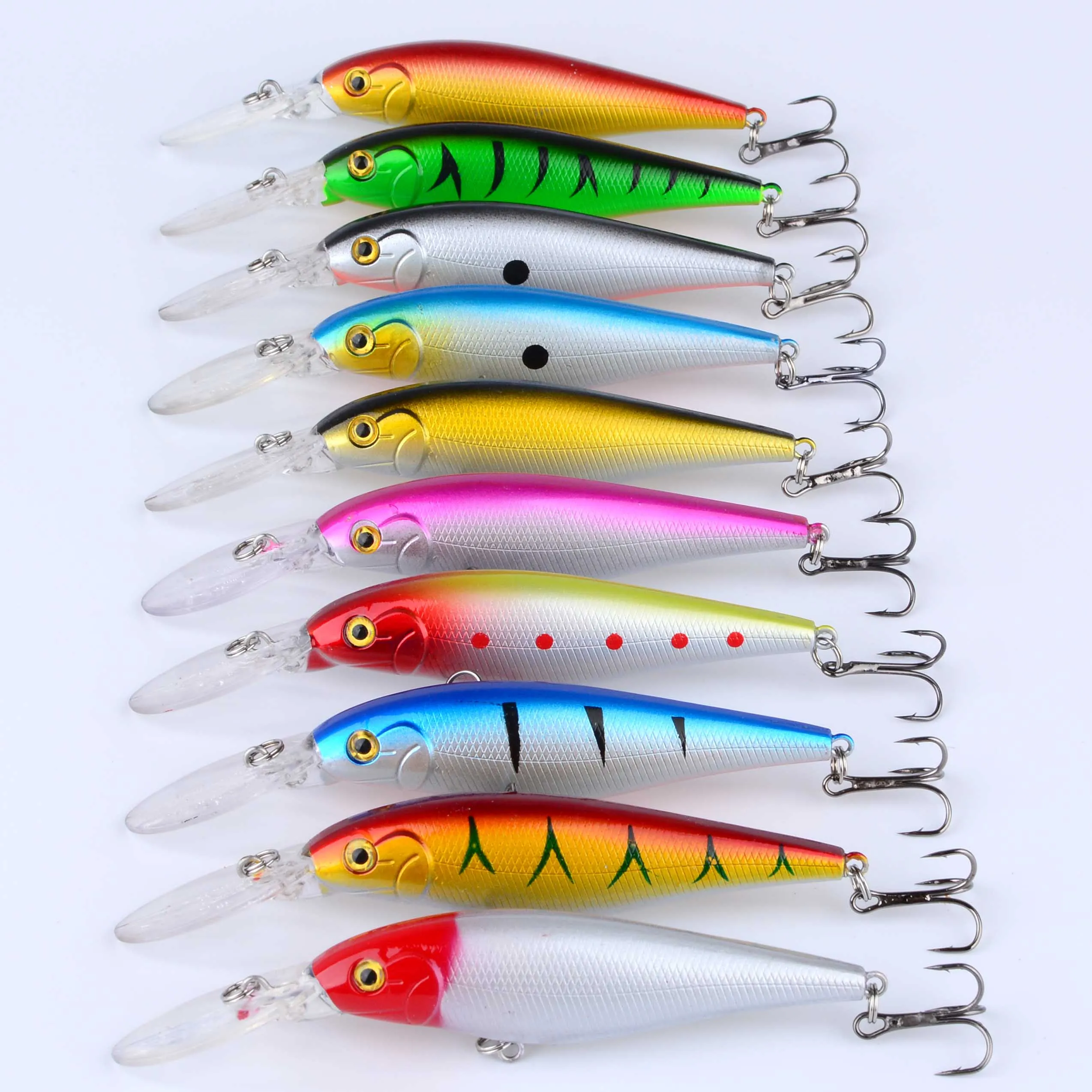Wobbler Minnow Streak buceo para lubina con anzuelo - imagen 2