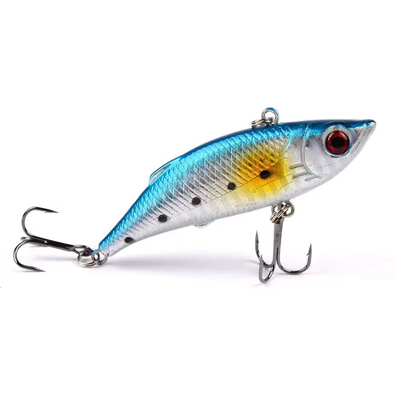 Kit de Señuelos de Pesca Duros con Vibración y Anzuelo Triple 8 cm - imagen 4