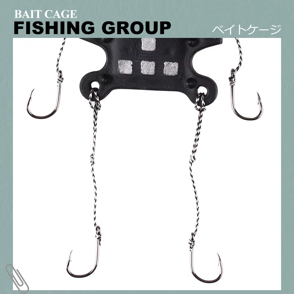 FISH KING Cebadores para carpa con gancho de acero al carbono - imagen 3