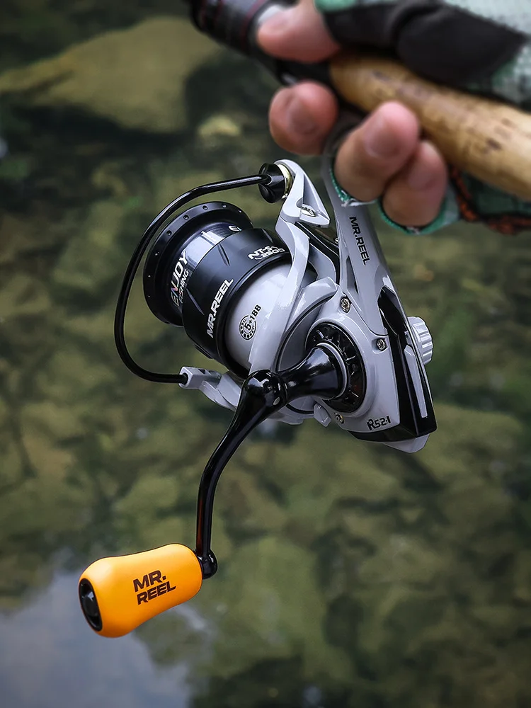 Carrete de spinning NUNATAK Shallow Spool para mar, cuerpo metálico - imagen 5