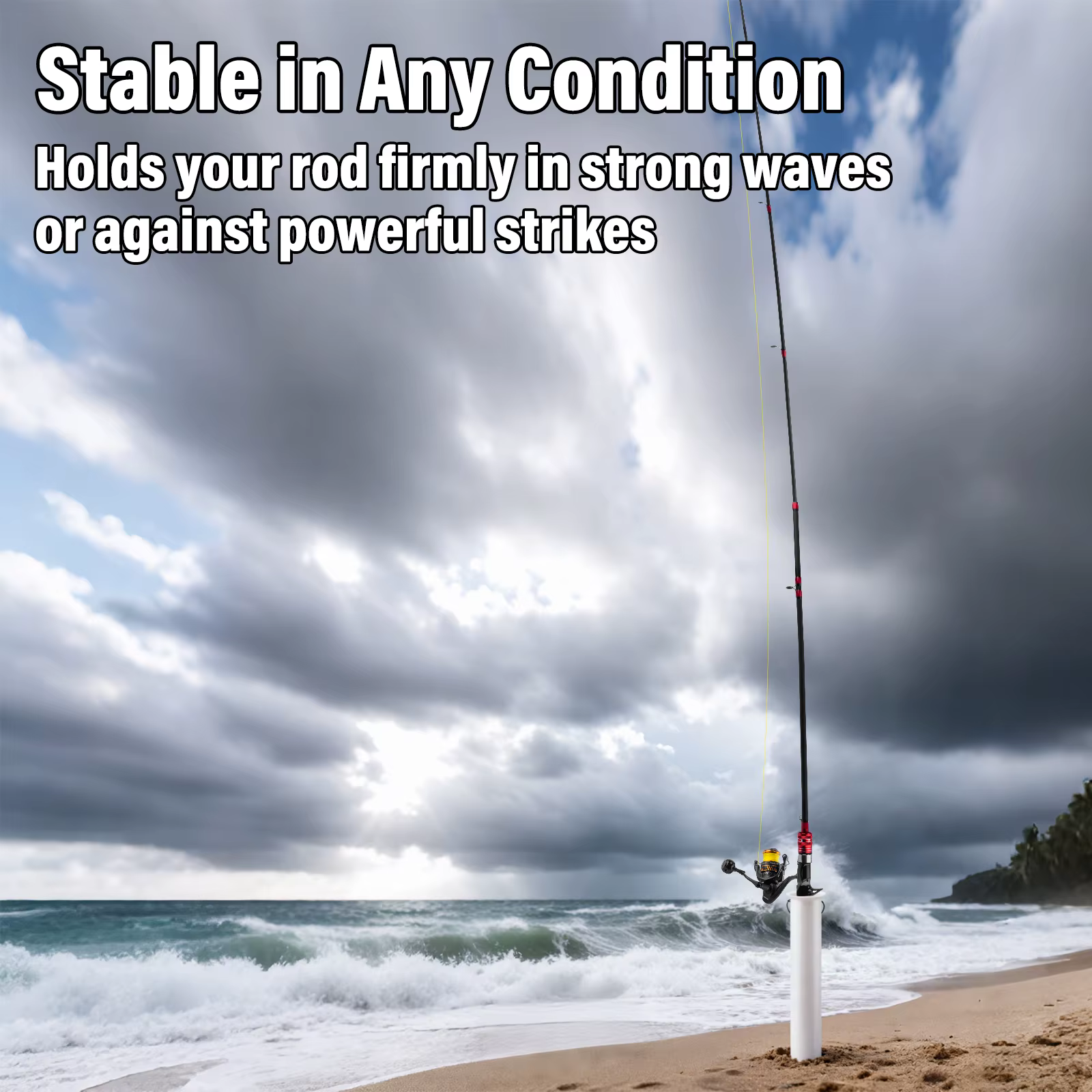 Punta de arena PVC para Surfcasting – Anclaje en playa - imagen 5