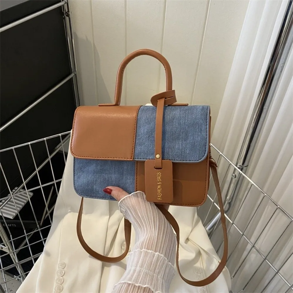 Bolso bandolera de polipiel para mujer, amplio y versátil