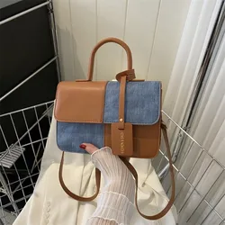 Bolso bandolera de polipiel para mujer, amplio y versátil