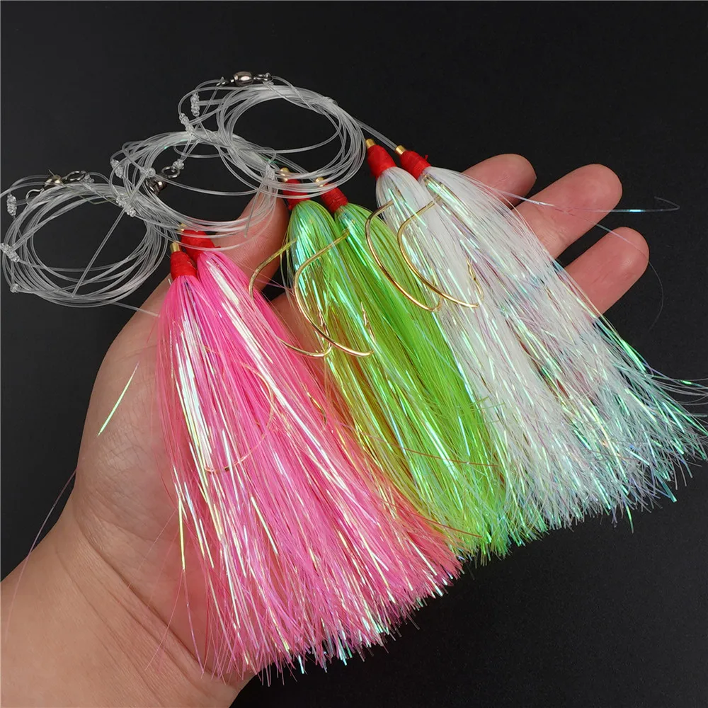 Aparejos Lubina Rigs Hi-Lo MYLAR Bucktail fondo - imagen 4