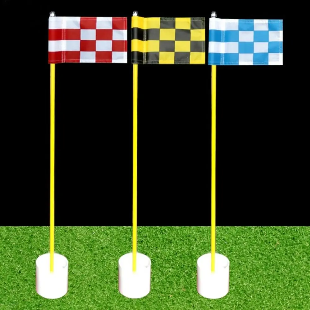 Banderas de golf en nylon 420D para entrenamiento exterior con orificio - imagen 2