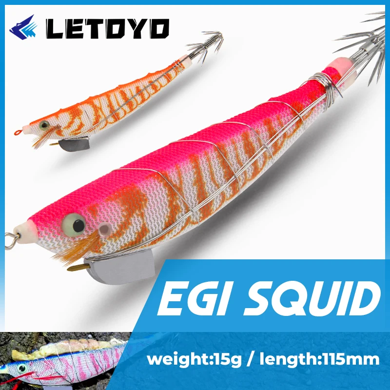 Jig Luminoso Letyo para Calamar, Sepia y Pulpo – Pesca de Fondo
