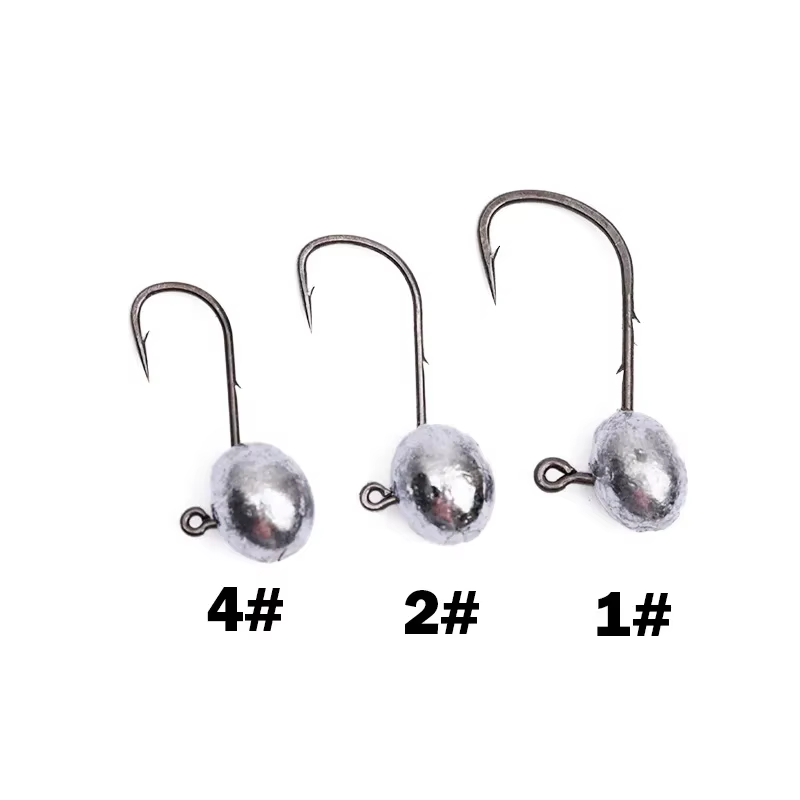 OUTKIT Mini anzuelo jig head 4X fuerte – cabeza de plomo para trucha - imagen 5