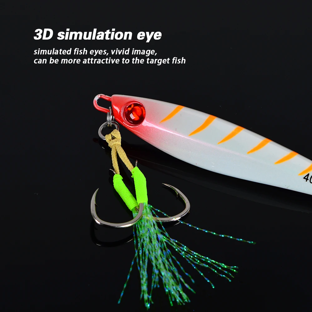 Detalle del ojo 3D del señuelo