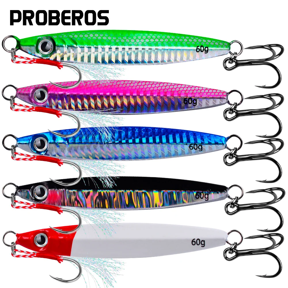 Jig Head Ojos 3D Proberos – Metal para Pesca en Agua Salada