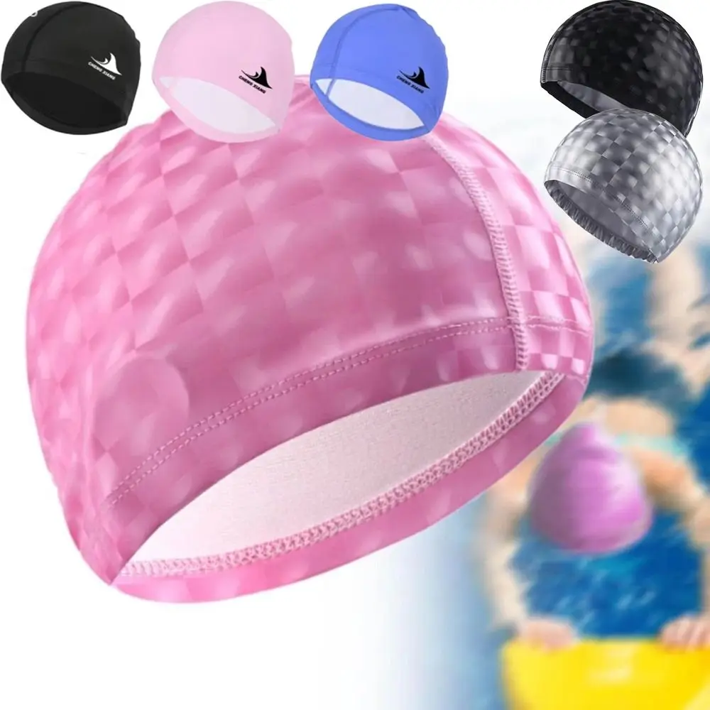 Gorro de natación elástico transpirable e impermeable de PU - imagen 4