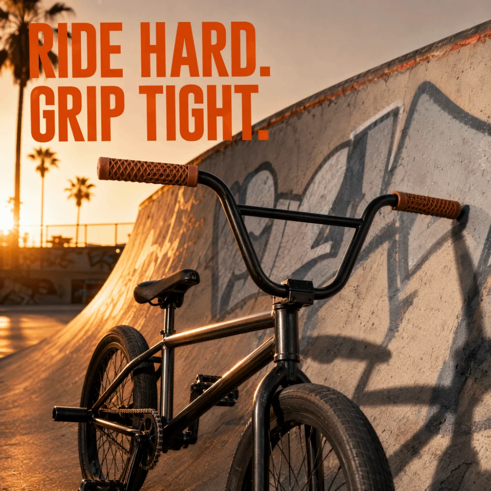 Puños de goma BMX antideslizantes elásticos y absorbentes de impactos - imagen 5