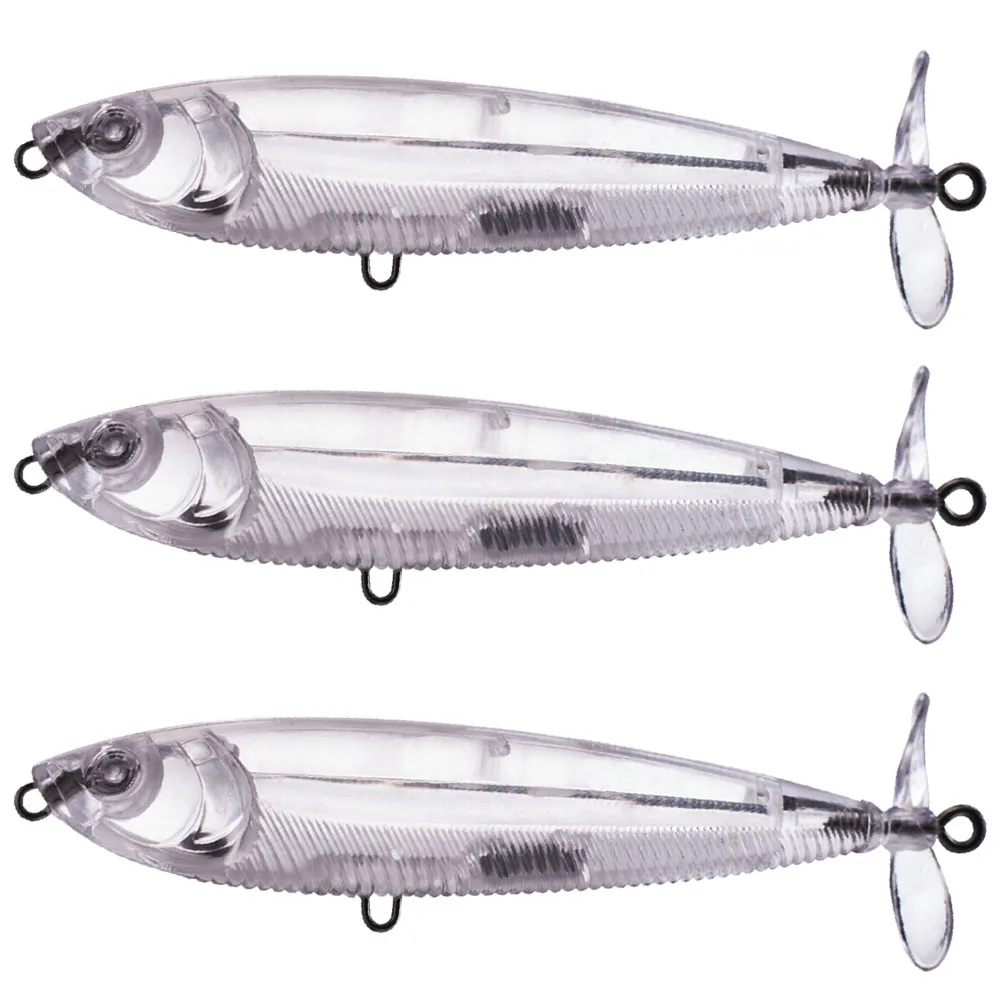 Señuelos flotantes sin pintar Dr.Holife para topwater