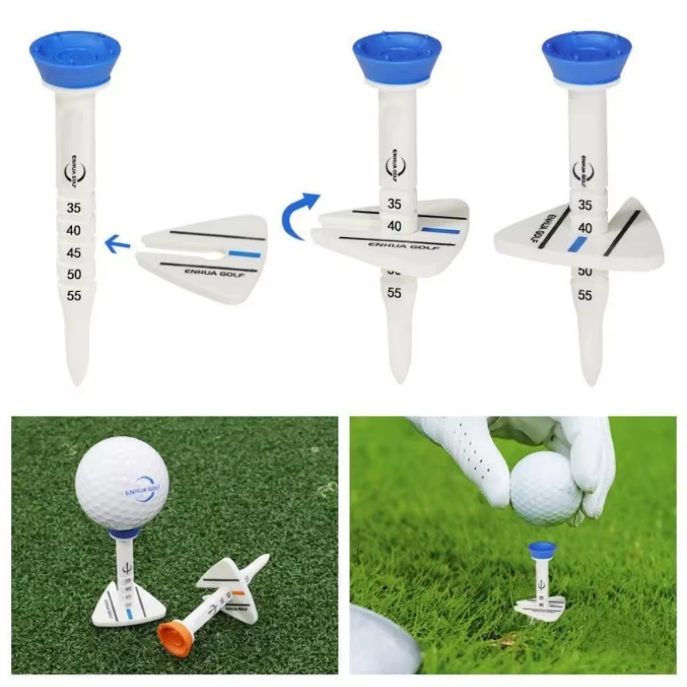 Tees Golf Plástico Altura Ajustable – Entrenamiento al Aire Libre - imagen 3