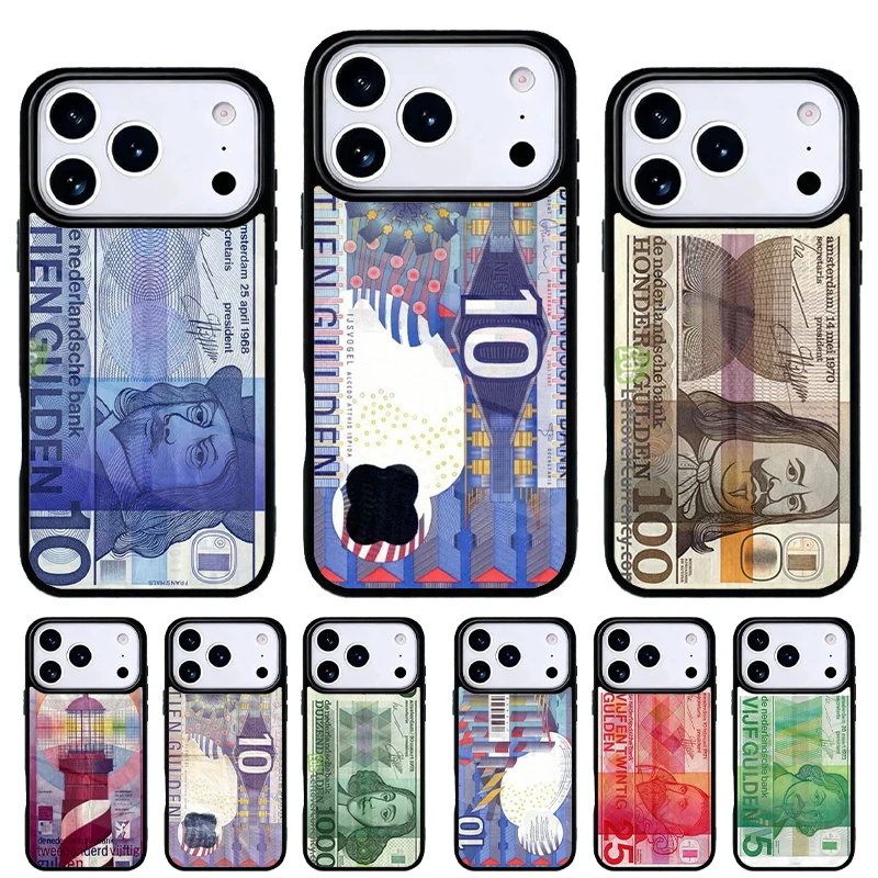 Funda iPhone con diseño guilder holandés y tapa trasera