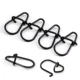 Emerillones rápidos Duo Lock inox negro giratorios para señuelos - imagen 2