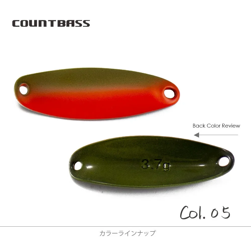 Cucharas de pesca en latón Countbass para trucha salmón lucio y lubina - imagen 3
