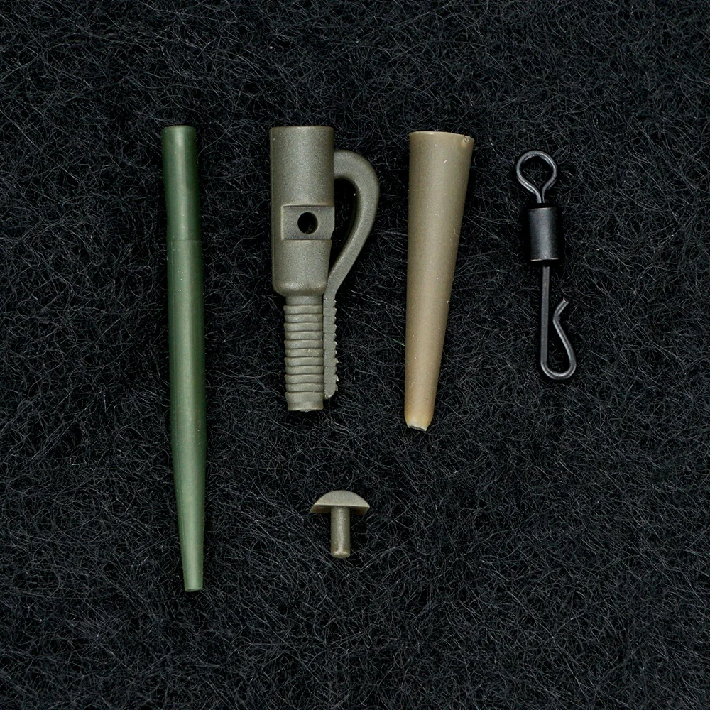 Hirisi M5-1 kit de aparejo para carpa con clips de plomo - imagen 4