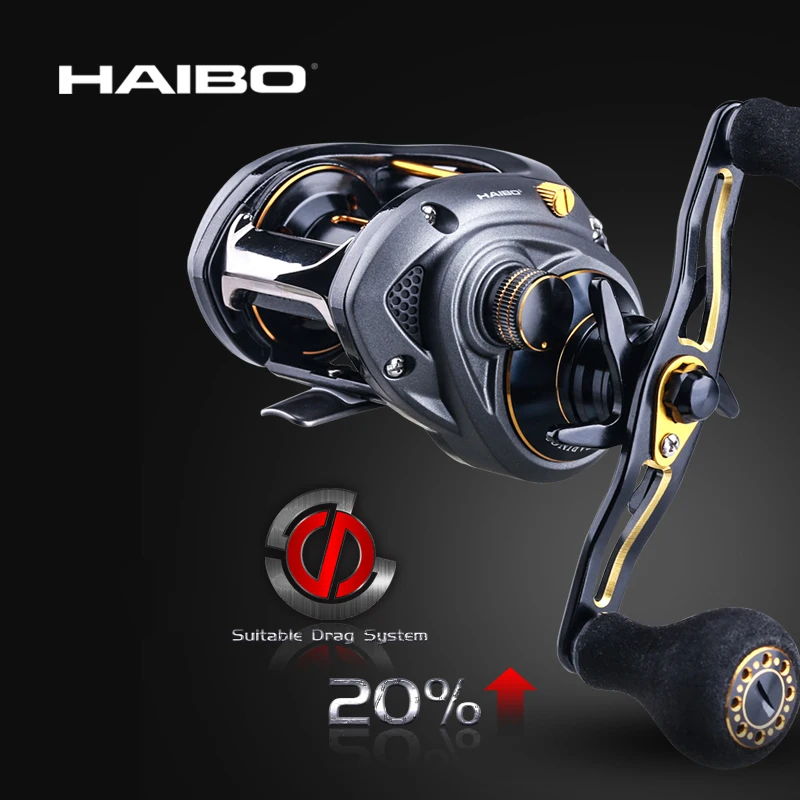 Carrete Baitcasting Haibo 8B RB 2020 5.4:1 para agua dulce - imagen 5