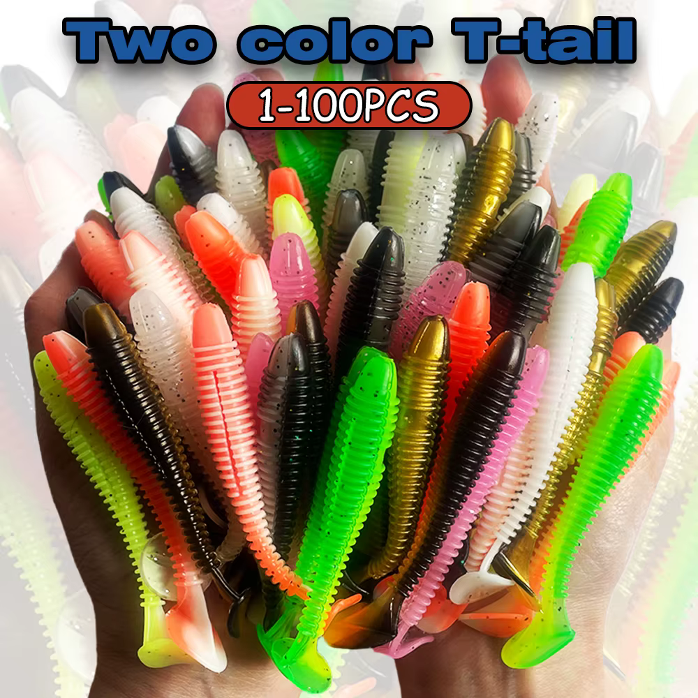 Señuelos blandos de silicona para pesca Crankbait y wobblers - imagen 2